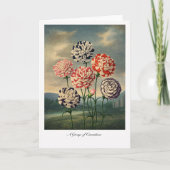 A Group of Carnations — Modern Botanical Reinterpr Karte (Vorderseite)