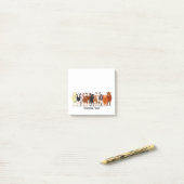 a group of cow post it post-it klebezettel (Auf Schreibtisch)