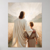 A Guiding Hand, Christian Wall Art, Picture of Jes Poster (Vorne)