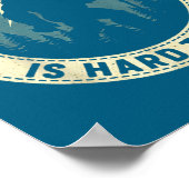 A Guy Like Me Is Hard To Find Funny Bigfoot Forest Poster (Ecke)