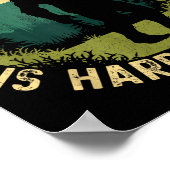 A Guy Like Me Is Hard To Find, Funny Bigfoot  Poster (Ecke)