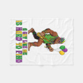 A Guy Like Me Is Hard To Find Funny Mardi Gras Big Fleecedecke (Vorderseite (Horizontal))