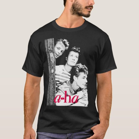 a-ha Band 80er Retro Classic T - Shirt (Vorderseite)