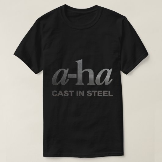 a-ha Klassischer T - Shirt (Design vorne)