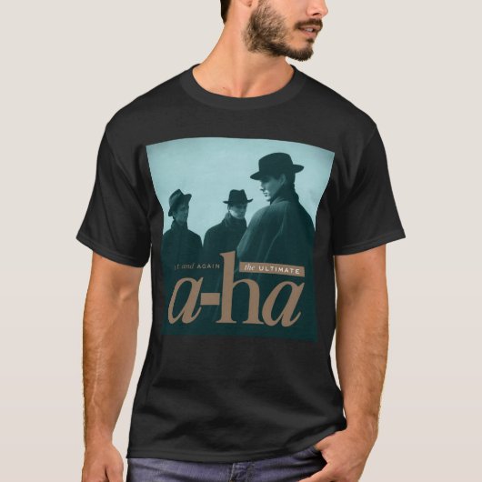 A-ha - Time and Again The Ultimate A-ha Album 2016 T-Shirt (Vorderseite)