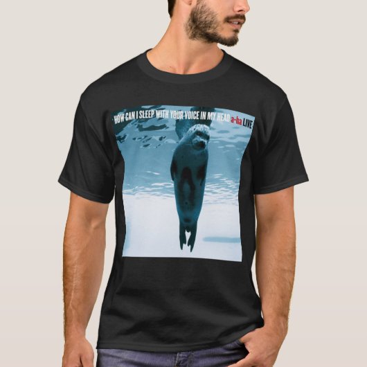 A-ha - Wie kann ich mit Ihrer Stimme in meinem Kop T-Shirt (Vorderseite)