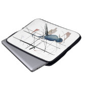 A halber Gefangener 1 Laptopschutzhülle (Vorne Knopf)