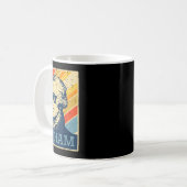 A Ham Alexander Hamilton Retro Funny Sprichwort Me Kaffeetasse (Vorderseite Links)