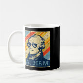 A Ham Alexander Hamilton Retro Funny Sprichwort Me Kaffeetasse (Links)
