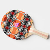 "a" Hände Tischtennis Schläger (Seitenansicht)
