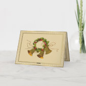 A Happy Christmas Tide Feiertagskarte (Rückseite)