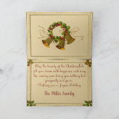 A Happy Christmas Tide Feiertagskarte (Innenseite)