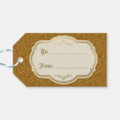 A Happy Christmas Tide Geschenkanhänger (Rückseite Horizontal)