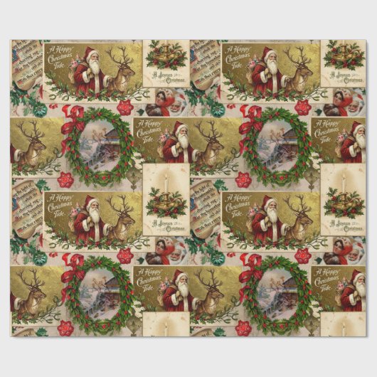 A Happy Christmas Tide Geschenkpapier (Flach)