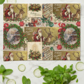 A Happy Christmas Tide Geschirrtuch (Gefaltet)