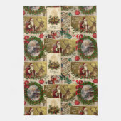 A Happy Christmas Tide Geschirrtuch (Vertikal)