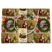 A Happy Christmas Tide Große Geschenktüte (Vorderseite)