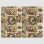 A Happy Christmas Tide Seidenpapier (Vorderseite)