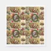 A Happy Christmas Tide Serviette (Vorderseite)