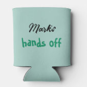 A Happy Dog eating an ice-cream Dosenkühler (Rückseite)