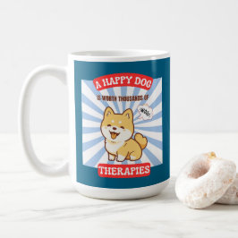 A Happy Dog Shiba cute dog Kaffeetasse