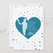 A happy father's day message einladung (Vorderseite)