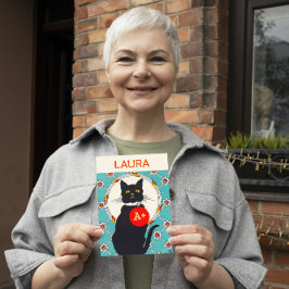 A+ Happy Mütter Day to World Best Cat Mama Card