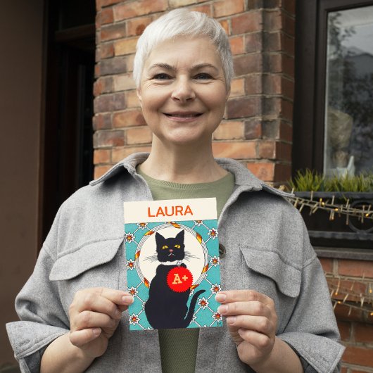 A+ Happy Mütter Day to World Best Cat Mama Card