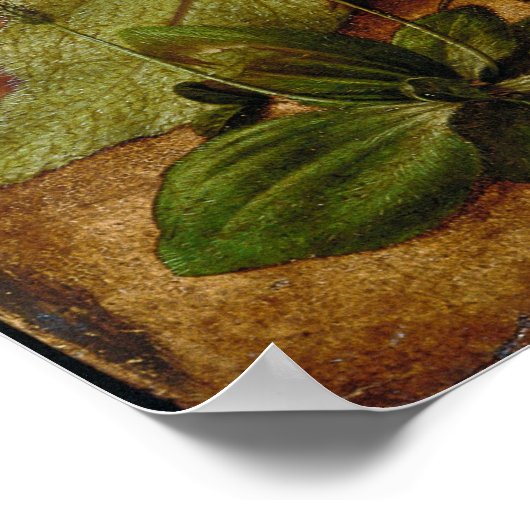 A Hare in Forest von Hans Hoffmann Poster (Ecke)