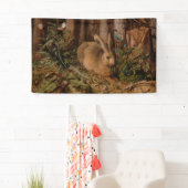 A Hare in the Forest (von Hans Hoffmann) Banner (Insitu)
