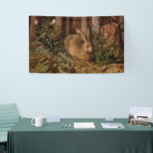 A Hare in the Forest (von Hans Hoffmann) Banner (Messeveranstaltung)