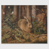 A Hare in the Forest (von Hans Hoffmann) Geschenkpapier (Flach)