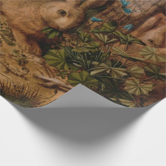 A Hare in the Forest (von Hans Hoffmann) Geschenkpapier (Ecke)