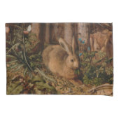 A Hare in the Forest (von Hans Hoffmann) Kissenbezug (Vorderseite-Links)