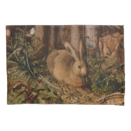 A Hare in the Forest (von Hans Hoffmann) Kissenbezug