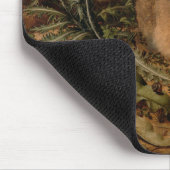 A Hare in the Forest (von Hans Hoffmann) Mousepad (Ecke)