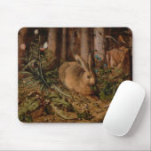 A Hare in the Forest (von Hans Hoffmann) Mousepad (Mit Mouse)