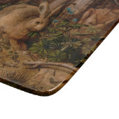 A Hare in the Forest (von Hans Hoffmann) Schneidebrett (Ecke)