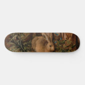 A Hare in the Forest (von Hans Hoffmann) Skateboard (Horizontal)