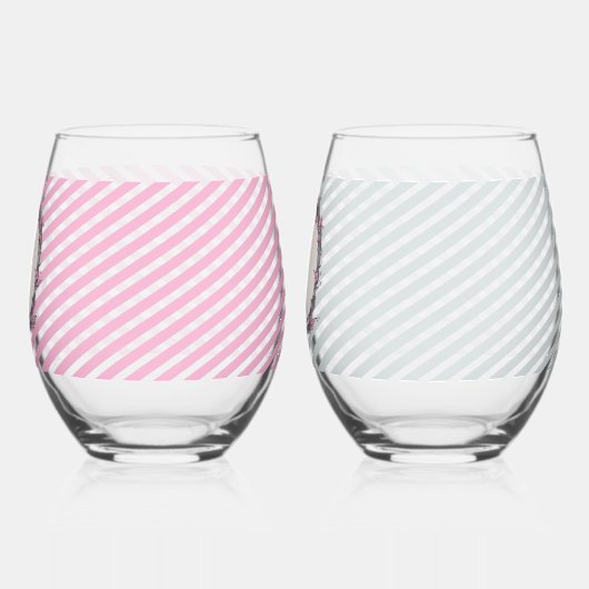 A Hare's Spring Weinglas Ohne Stiel (Rückseite)