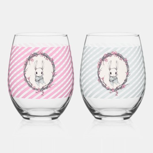 A Hare's Spring Weinglas Ohne Stiel (Links)