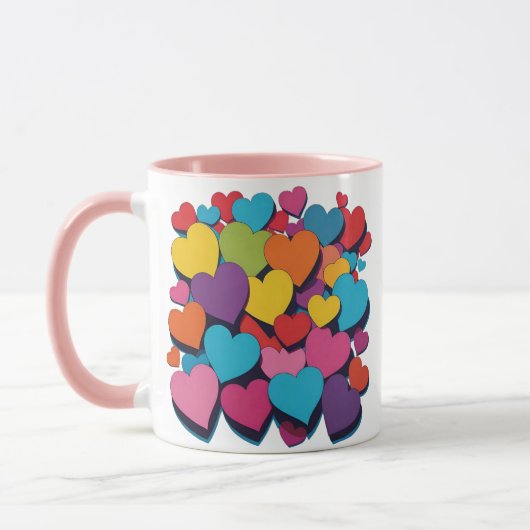 A Heap of Love Personalized Mug Tasse (Links)