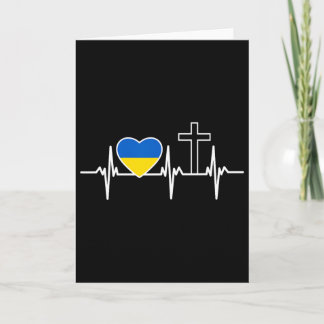 A Heart For Jesus And Ukraine - Christian Clothing Karte