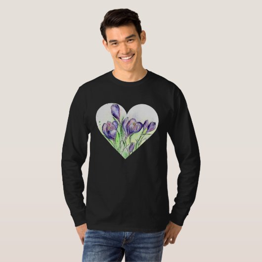 A Heart for Spring  Crocus T-Shirt (Vorne ganz)