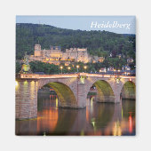 A Heidelberg Abend Magnet (Vorne)