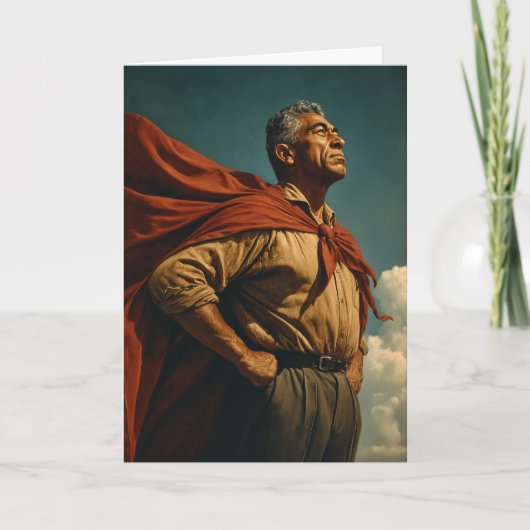 A) Heldenhaftigkeit Vater Karte (Vorderseite)