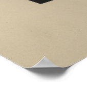 A Hen sieht ihr Ei an Poster (Ecke)