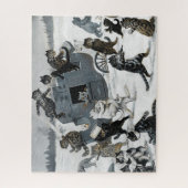 A Highway Robbery von Louis William Wain Puzzle (Vertikal)