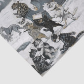 A Highway Robbery von Louis William Wain Seidenpapier (Ausschnitt)