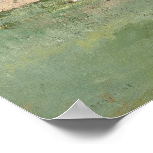 A Hillside, Giverny Poster (Ecke)